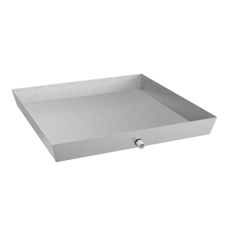 Jones Stephens 30in. Galvanized Water Heater Pan, Square J37030
